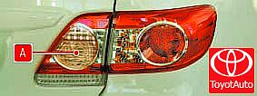 Правый задний фонарь автомобилей выпуска 2010 г.